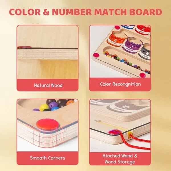 👶Magnetic Color and Number Maze🔥