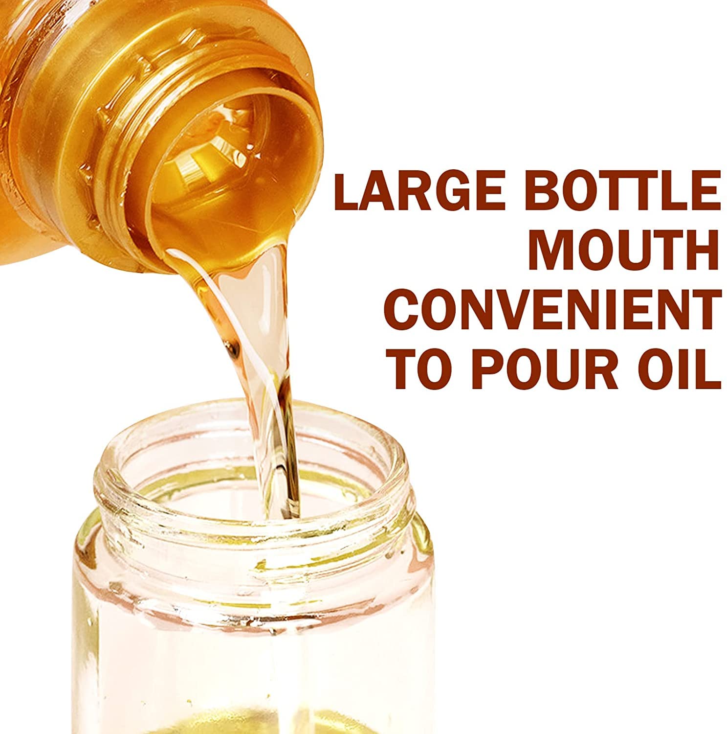 Glass Oil Bottle with Silicone Brush