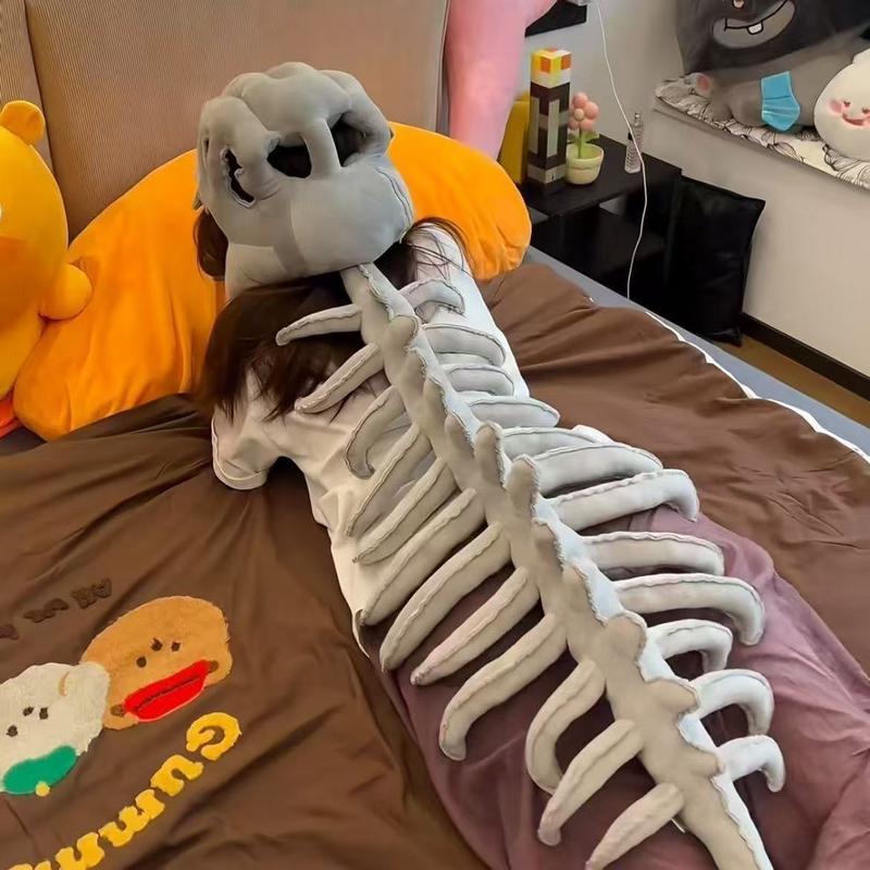 🎅Christmas Sale🎅New Dinosaur Skeleton Headgear Mask Tyrannosaurus Skull Domineering Funny Dinosaur Bone Doll Gift