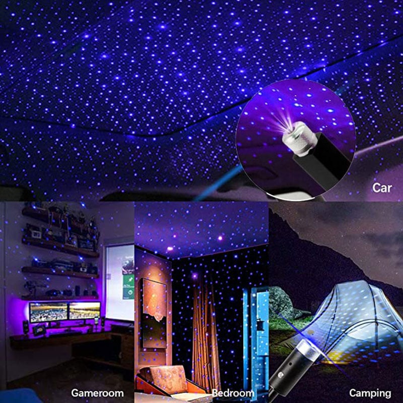 USB Light car star projector