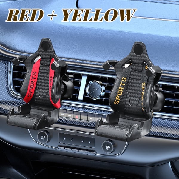 🔥Carbon Fiber Sports Car Seat Phone Holder