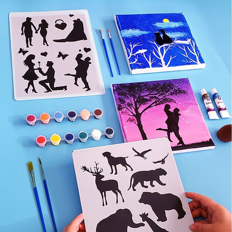 🎨Fast Draw Stencil Art Templates