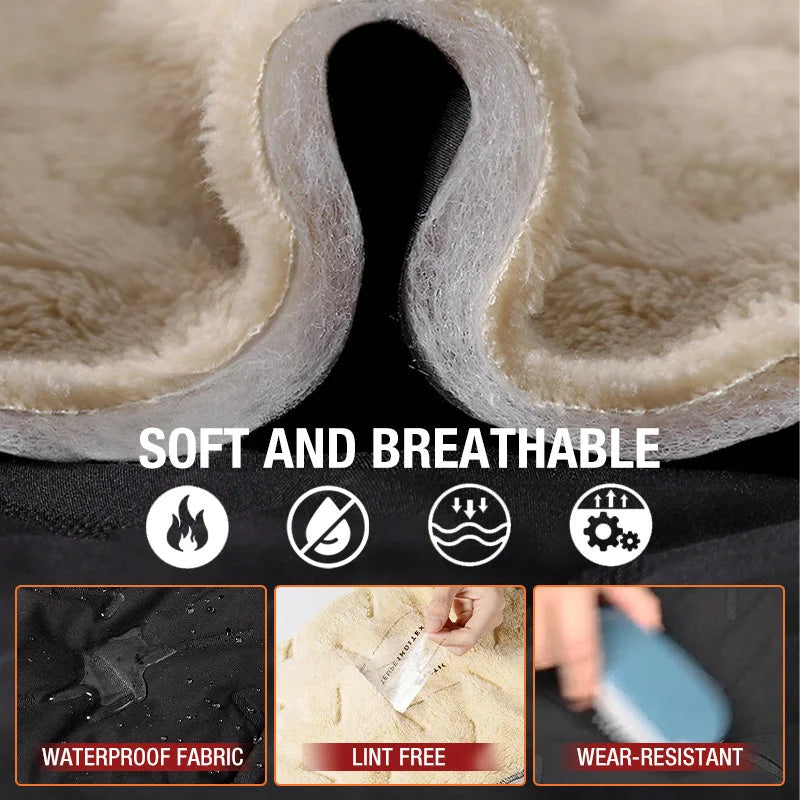 🔥Hot Promotion 49% OFF❄️Unisex Fleece-Lined Waterproof Pants