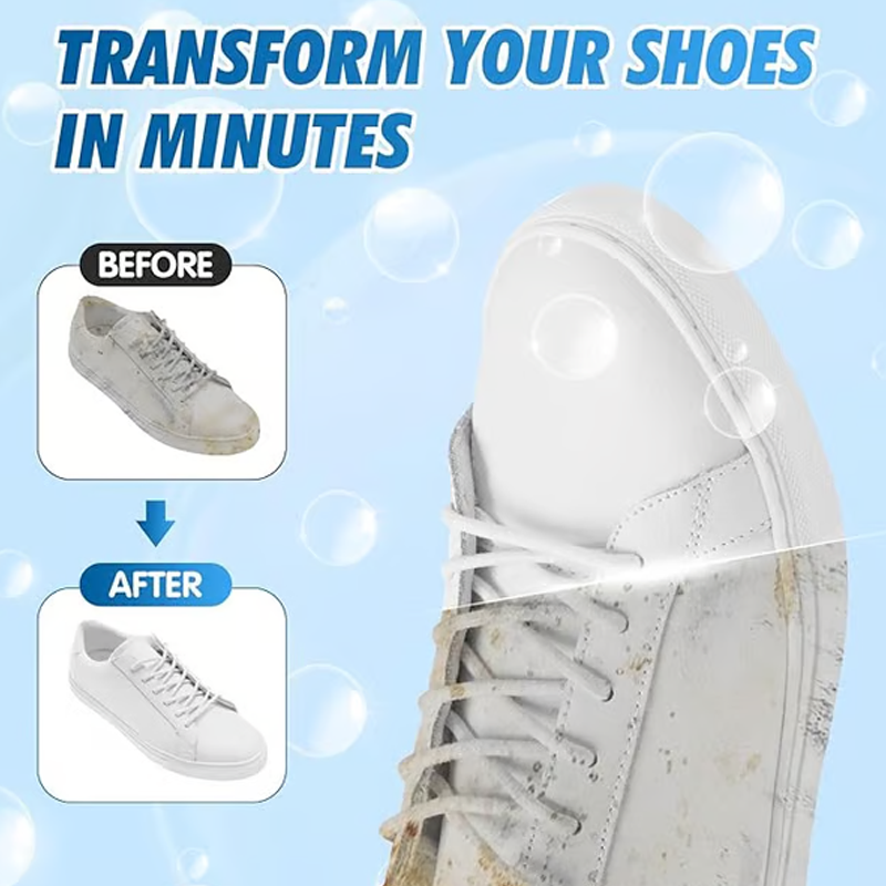 ⏳Universal Portable No-Rinse Foam Cleaner for Shoes