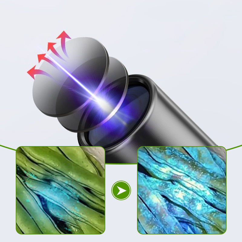🛡️UV Black Light Flashlight for Vegetable Inspection