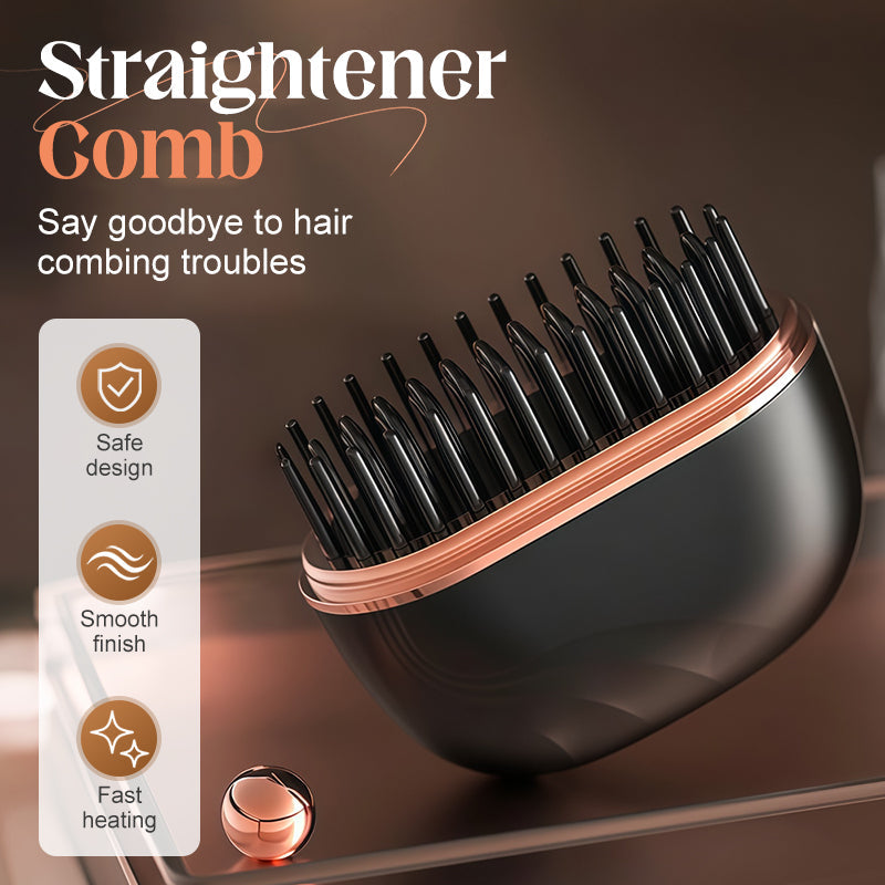 🏆Flash Sale 49% OFF⚡🔥Mini Cordless Hair Straightener Comb