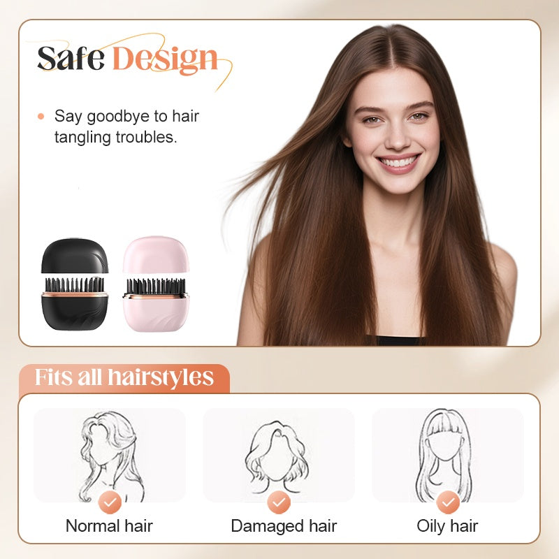 🏆Flash Sale 49% OFF⚡🔥Mini Cordless Hair Straightener Comb